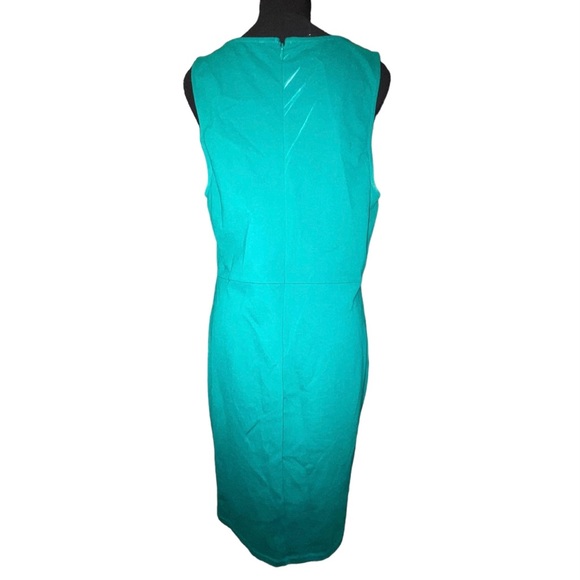 Forever 21+ Turquoise Sheath Dress with Cut-outs - Picture 7 of 10